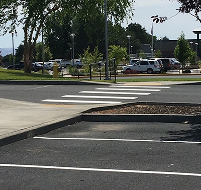 pedestrian crossing road Paintmaster Services