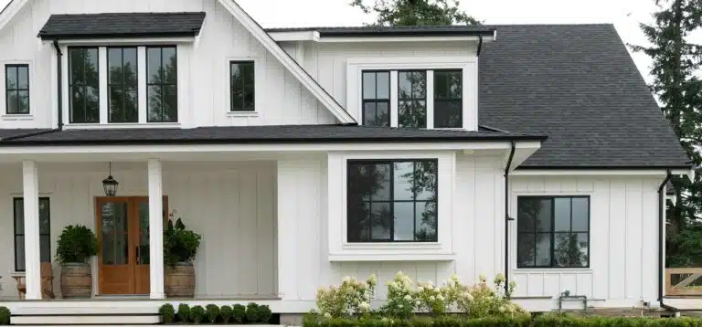 beautiful home's facade painted by Paintmaster Services