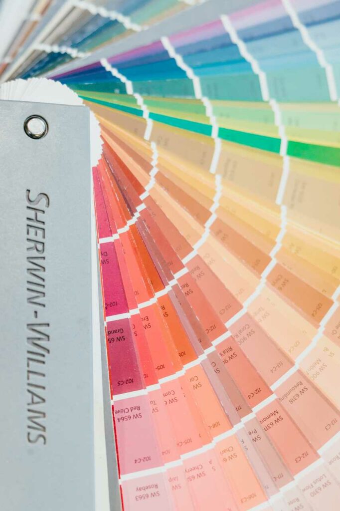 a range of paint colors to choose from for interior house painting Paintmaster Services