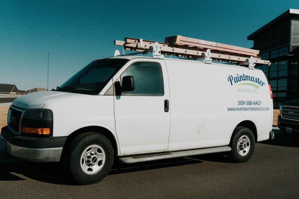 Paintmaster Services - Pasco painting service van